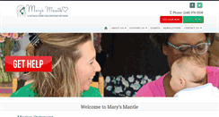 Desktop Screenshot of marysmantle.net
